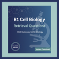 B1 Cell Biology Retrieval Questions