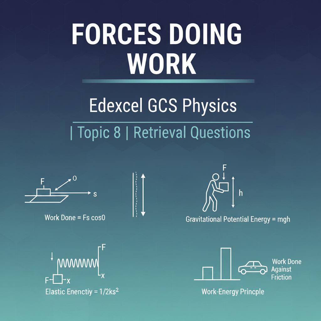 Forces Doing Work GCSE Physics Topic 8 Retrieval Questions Edexcel