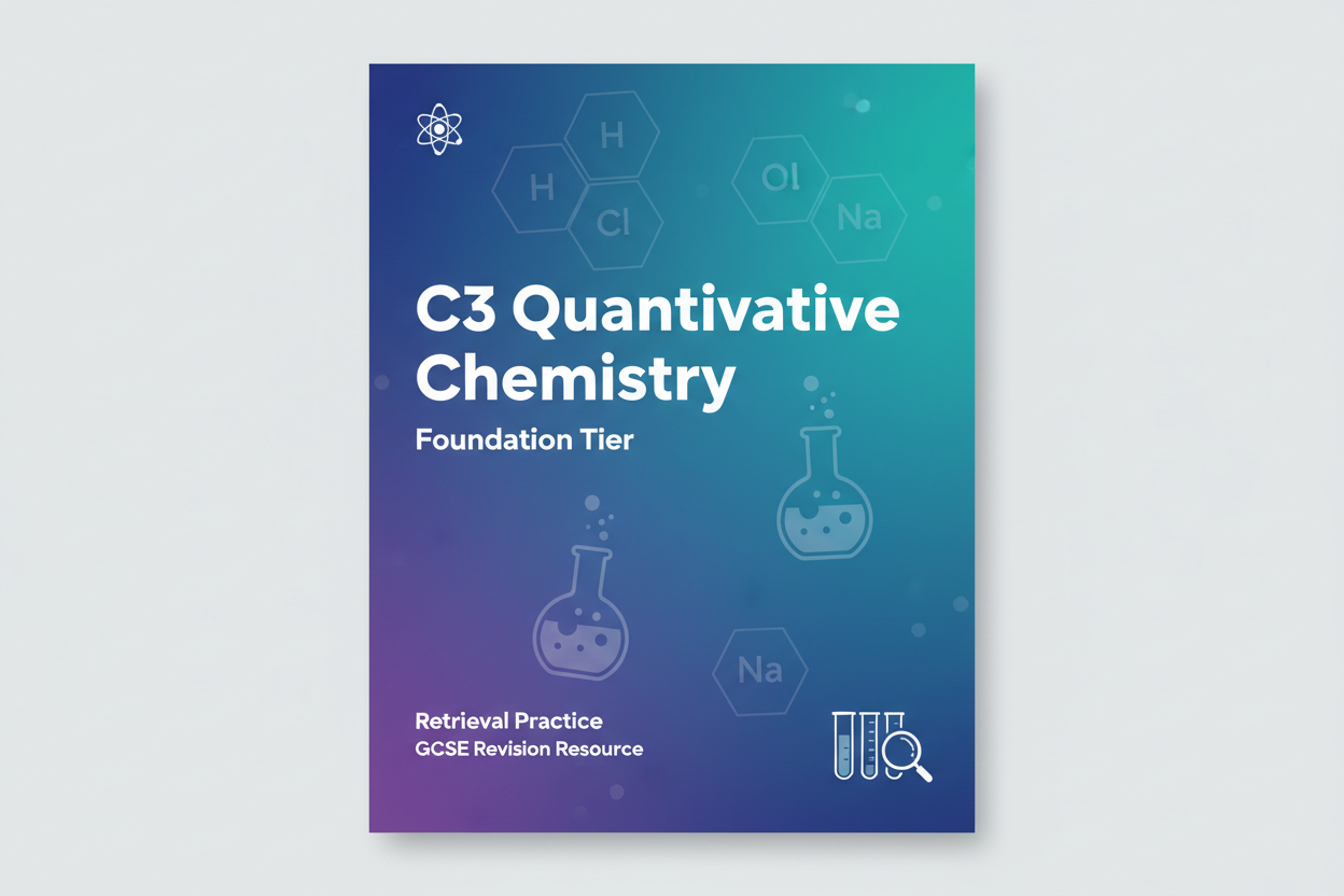 C3 Quantitative Chemistry Foundation Tier Retrieval Questions