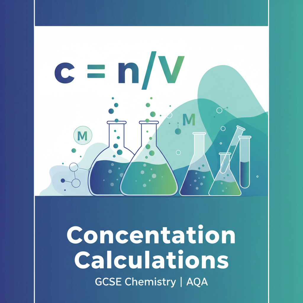GCSE Chemistry Concentration Calculations Worksheet