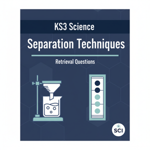 KS3 Science Separation Techniques Retrieval Questions | National Curriculum | 30 Questions