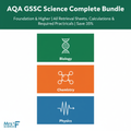 AQA GCSE Science Complete Bundle Foundation and Higher Retrieval Calculations Required Practicals Save 35%