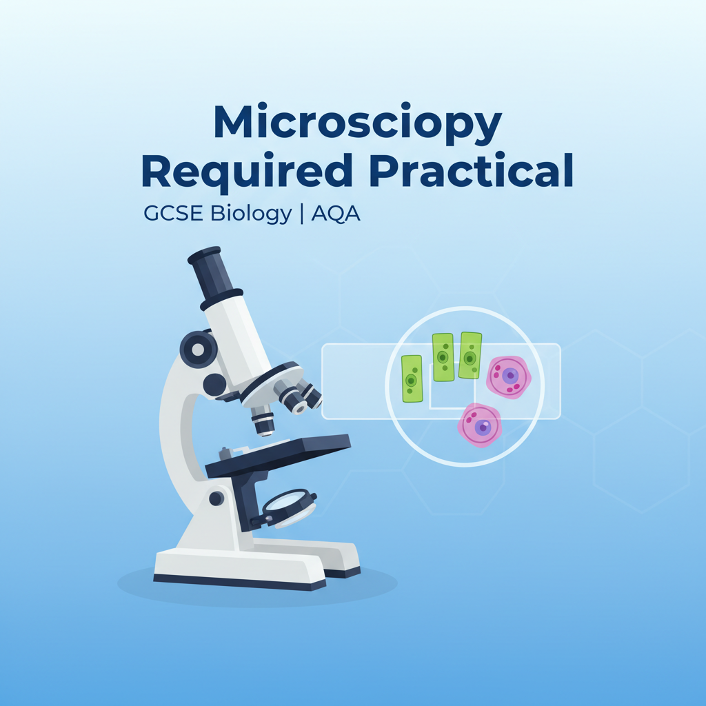GCSE Biology Microscopy Required Practical Worksheet for AQA students