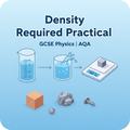 GCSE Physics Density Required Practical Worksheet for AQA students