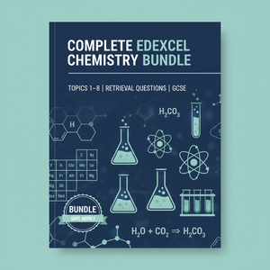 Complete Edexcel GCSE Chemistry Retrieval Bundle | Topics 1–8 | Save 25%
