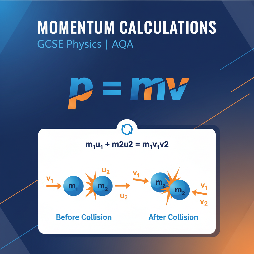 GCSE Physics Momentum Calculations Worksheet